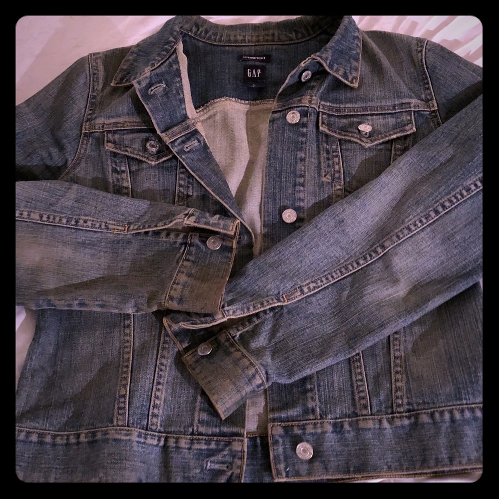 Gap Denim Jacket - stretch denim large